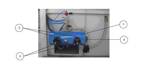 P/N Beskrivning Antal Not 1 Manifold reservoir 1 Non saleable 2 376618 Flange, alum, 1 solenoid,