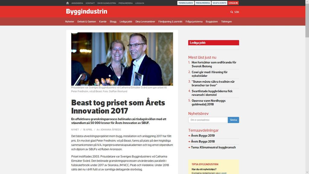 Årets innovation i