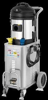 Tecnovap Steam Box Mini Steam Box Mini Vac 6 eller 10 bar, 3,6 kw effekt är en ångtvätt med integrerad våtsug, behållare för rengöringsmedel och Overheated Water Injection (owi*).