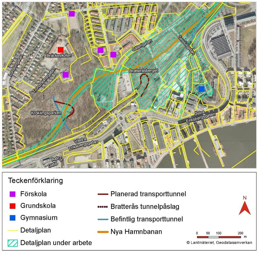 2 Markanvändning och hydrogeologiska förhållanden I detta kapitel beskrivs de nuvarande markförhållandena och användningen av marken i området, eftersom dessa utgör viktiga förutsättningar för