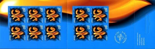 Enstaka frimärken från häftena finns inte i