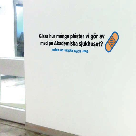 Underhållande och tidsfördriv Mycket av patientens tid består av väntan