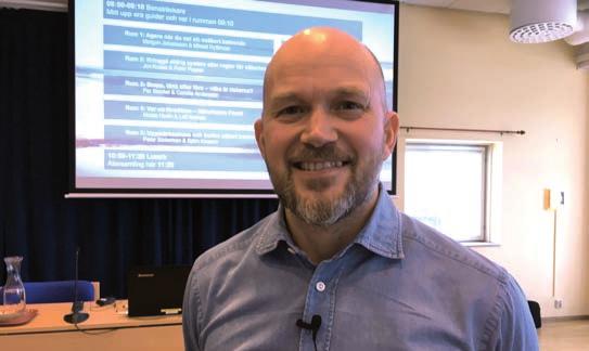 Därefter tog dagens gäst Martin Carlström vid för att berätta om hur man skapar en stark säkerhetskultur.