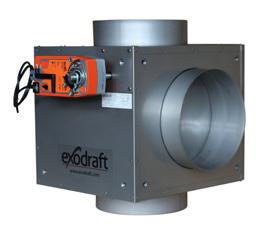 4301) BYPASS DAMPER (BD) 250-500 Används för kontroll av rökgas / flöde för processvärme för BP-enheter Maximal rökgastemperatur 600 C En inbyggd