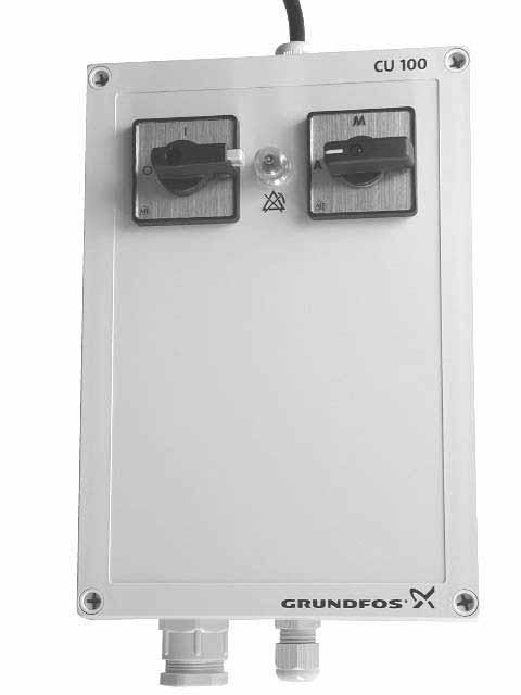 GRUNDFOS INSTRUCTIONS CU 100