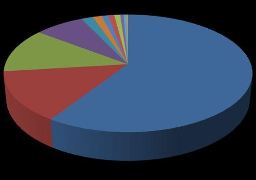 1 Grundfunktioner 30% Utrikesministeriet Bidrag 2016 Svenska kulturfonden Nordiska rådet Högskolan på Åland