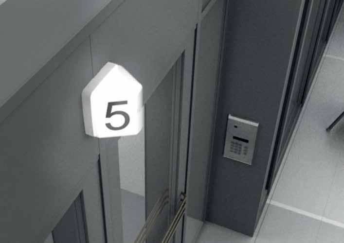 AVR70-72 LED TC E27 AVR70 Fyrkantig helplastarmatur i återvinningsbar polykarbonat för