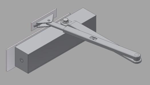 Dorma T83 7  Dorma T83 3-6 (monterad