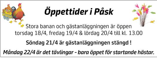 programändring och/eller bestraffa körsvennen/ryttaren.