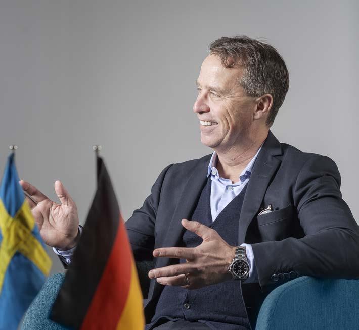 TYSK-SVENSK DIALOG DEUTSCH-SCHWEDISCHER DIALOG Ihre Unternehmen sind in unterschiedlichen Bereichen von E-Health tätig. Was sind Ihre Schwerpunkte?