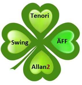 15 25 66 86 TEMA: & som i för ÄFF, Swing, Allan2 och Tenori FRÅGA 1: ÄFF spelade sin