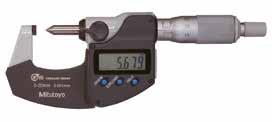 293-100-10 293-230-30 2 mm/varv 10 mm matning per varv 293-821-30 Listpris: 1 480:- 1 250:- 293-140-30 293-666-20 342-271-30 422-230-30 Område Noggrannhet* [µm] Datautgång Digital upplösning