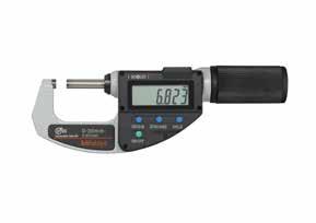 Mikrometer med smala mätytor 0,75 mm 9 320 7 750 * Exklusive indikeringsfel Extra tillbehör Beteckning Anmärkningar Listpris Kampanjpris 05CZA662 DIGIMATIC-kabel med dataknapp (1 m) 770 05CZA663