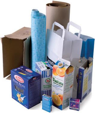 PAPPERSFÖRPACKNINGAR Med pappersförpackningar menar vi förpackningar av papper, kartong och wellpapp. Det sorteras tillsammans i samma behållare i ditt miljöhus.