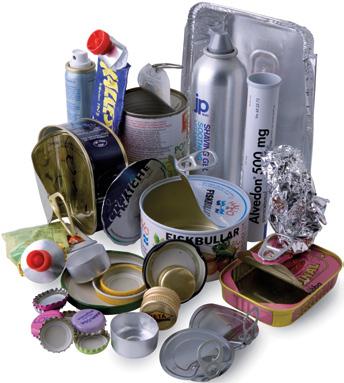 METALLFÖRPACKNINGAR Även de små metallförpackningarna är viktiga att sortera. Du glömmer väl inte att sortera de små metallförpackningarna?