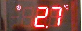 temperatur i början och slutet av nedkylningen på checklistan för nedkylning.