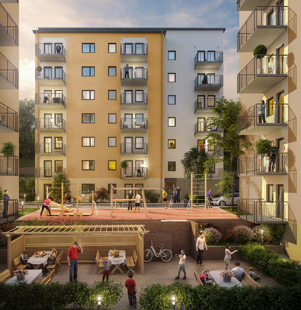 Brygghuset, Flemingsberg Huddinge, 152 bostadsrätter som