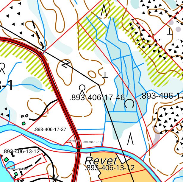 Avståndet från planläggningsområdet söderut till Soklot bycentrum är ca 4 km och