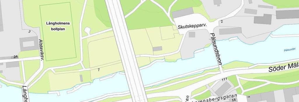 Sida 3 (14) Västerbron Söder Mälarstrand Planområdets ungefärliga avgränsning.