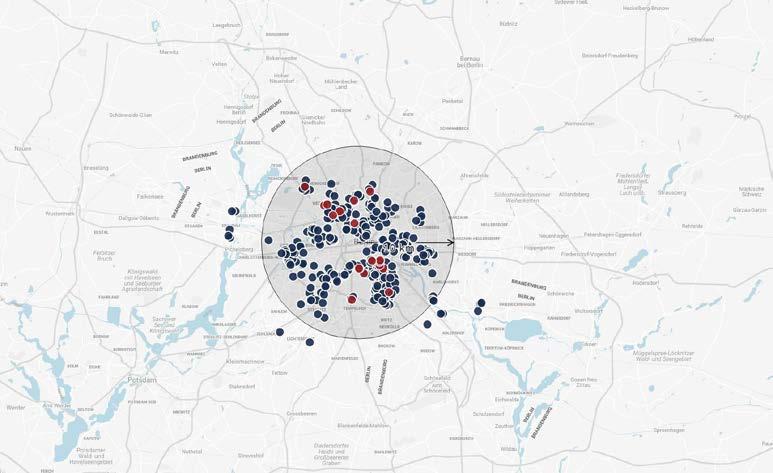 Berlin köpta fastigheter jämförbara fastigheter Berlin Fastighetsportfölj Verkligt värde, meur 2 931 Andel av verkligt värde, procent 23