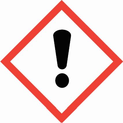 1272/2008 [CLP] Signalord Fara Hänvisningar på faror H319 H335 H315 H334 Orsakar allvarlig ögonirritation. Kan orsaka irritation i luftvägarna. Irriterar huden.