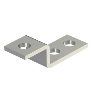Technical data sheet Earthing systems End piece For attaching to steel structures or bolting to fixed earthing terminals For attachments: Round conductor Rd 8-10 and flat conductor FL 30 x 3.