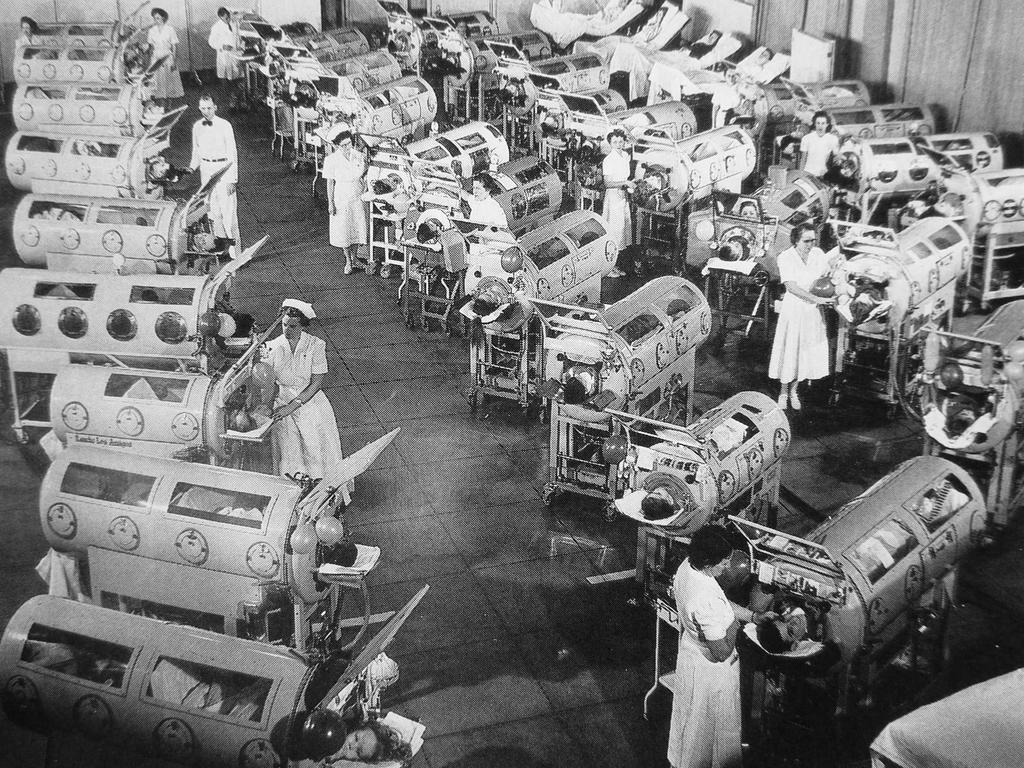 A hospital room in the US with