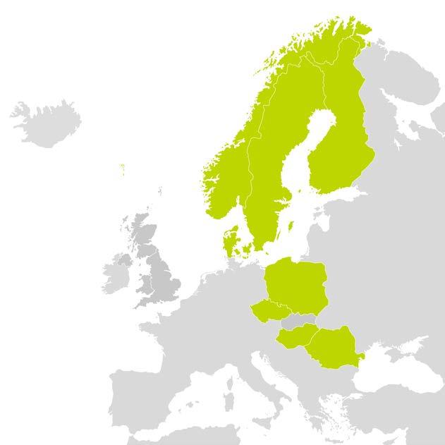 8 Mdr kr Norden 30 pågående projekt Europa 17 pågående projekt USA 6 pågående