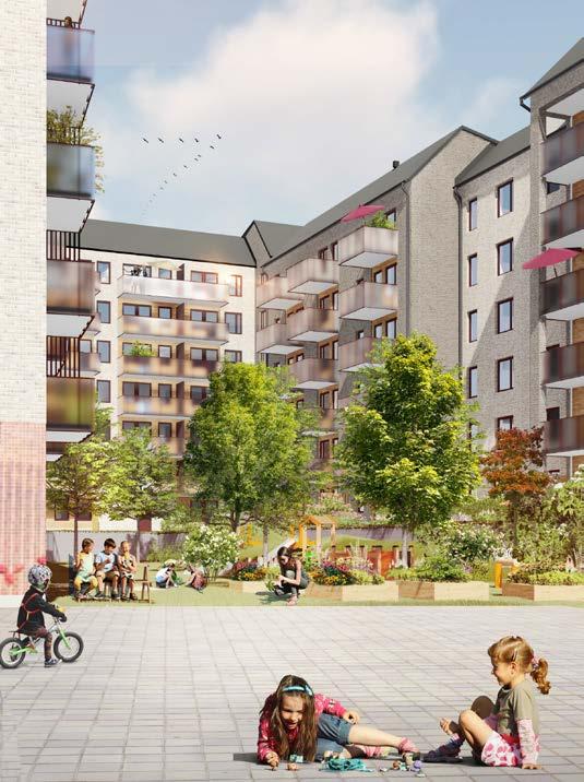 JM Fastighetsutveckling Januari - mars Helår Mkr 2019 2018 2018 Intäkter 24 15 73 Rörelseresultat 6 2 10 Antal disponibla bostadsbyggrätter 800 800 800 Antal bostäder i pågående produktion 593 553