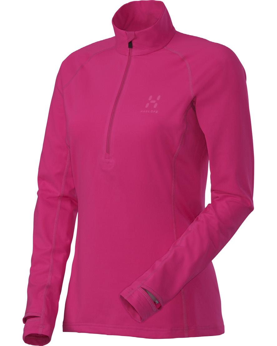 INTENSE ZIP TOP/ INTENSE Q ZIP TOP Haglöfs Intense Zip Top is a warm midlayer for high-pulse activities.
