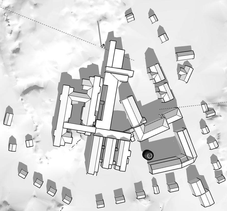 I studien jämförs även det nya detaljplaneförslaget med den gällande detaljplan och befintlig situation.