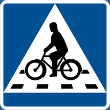 Dock skärps reglerna så att en cyklist/mopedförare som ska färdas ut på en cykelpassage måste sänka hastigheten innan utfart.
