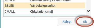 visas, t.ex. endast status Definitiv om det är fakturor som inte är attesterade (ej betalda) man är intresserad av.
