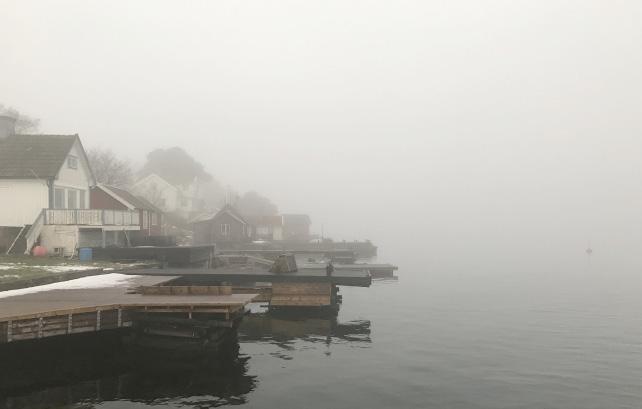 MEDLEMSBLADET Nr 3/2017 Pris 20:- Blidö-Frötuna skärgårdsförening Köpmanholm i dimma.