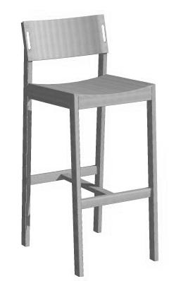 DECIBEL KS-106 Stapelbar karmstol i björk, klädd sits. Ljudabsorberande material under sits. Kopplingsbar på begäran vid order. Filttass levereras som standard, teflontass finns som alternativ.