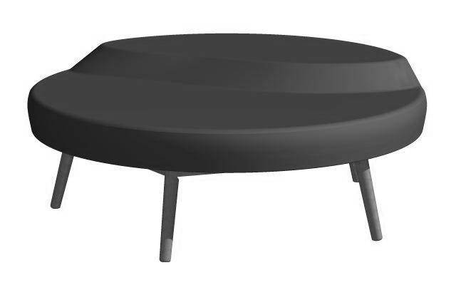 ISA SA-316 Soffbänk. Ben i krom, vitlack (RAL9016), svartlack (RAL9005) eller silverlackerad metall. Bordsskiva i ekfanér eller vitlaminat F2274. Bench.