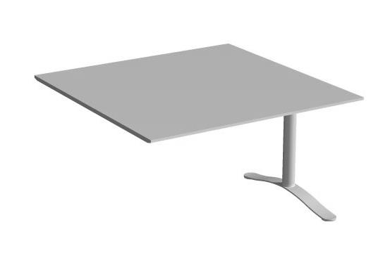 Feet in polished recycled aluminium, white or black lacquer.