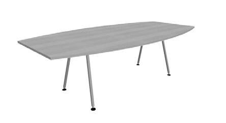 Table in birch, oak veneer or white laminate F2274. Frame in chromium or silver lacquered metal. Björk, Ek - Birch, Oak 12 775:- Vit laminat - White laminate 13 8:- 210 Underrede i lack, enligt RAL s.