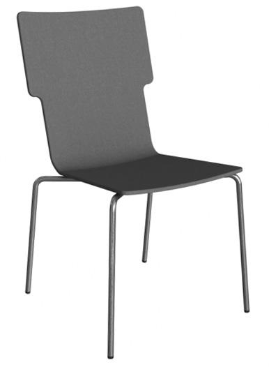 BOMBITO HIGH S-043 Insänt - COM 3 308:- Chair with high backrest. Frame in oak or ash with teflon glides.