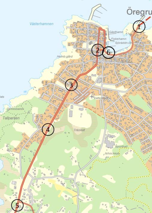 52 (86) Det kan konstateras att flödet håller sig ganska högt under en stor del av dagen med en tydlig topp som indikerar en kvällsrusning.