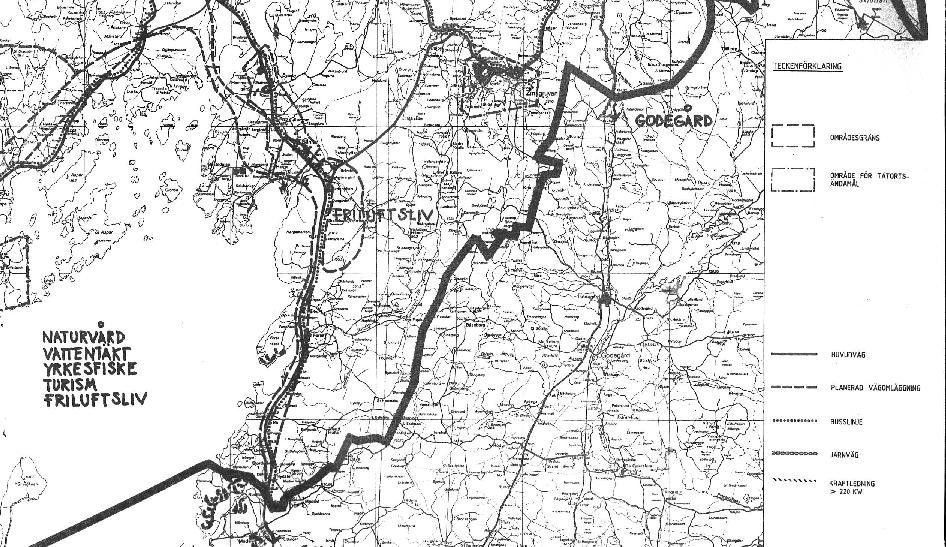 Nu gällande Översiktsplan 1990 för Askersunds kommun, antagen 1990-11-26 är under omarbetning. I den gällande översiktsplanen finns område för planerad vägomläggning längs med aktuell del av väg 50.