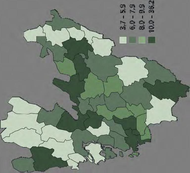 Andel i procent nyregistrerade miljöbilar av alla