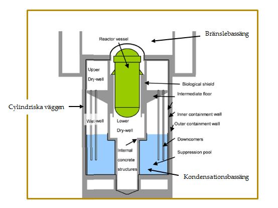 Figur2. Principiell skiss av en BWR reaktor.