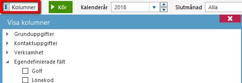 Skriv ut grunddata I de fall en person begär utskrift av grunddata finns en skriv ut knapp i övre delen av fönstret.