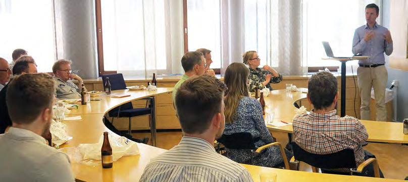 BROWN BAG-SEMINARIER I maj månad presenterade Shon Ferguson, IFN, studien Getting the Facts Right on Born Globals på ett brown bag-seminarium.