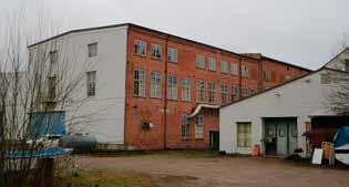 Anläggningen är inrymd i en lokal inne i Stigens textilindustribyggnader.
