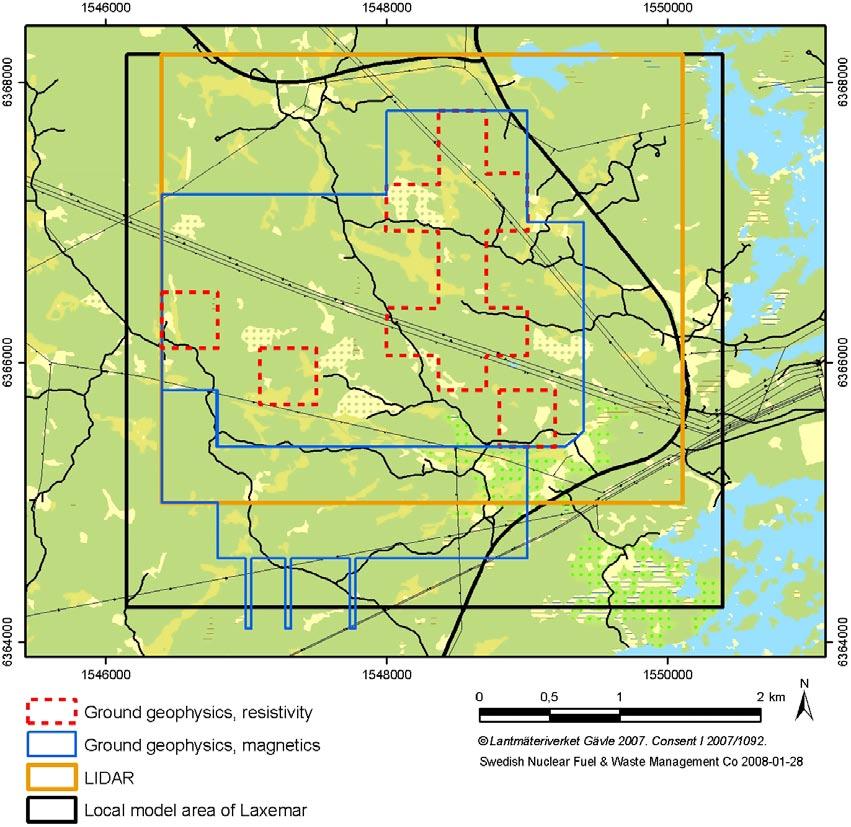1 Introduction This document reports the results gained from the prediction of the possible occurrence of dolerite dykes within the Laxemar local model area.