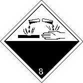 Sida: 7 / 8 Etikett 8 IMDG, IATA (Fortsättning från sida 6) Class 8 Corrosive substances. Label 8 14.4 Förpackningsgrupp ADR, IMDG, IATA III 14.5 Miljöfaror: Marine pollutant: Nej 14.