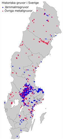 Bakgrnd I Sverige finns det ca 3000 historiska grvor varav de flesta i Bergslagen.