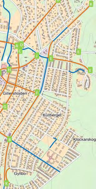 Gång och cykelplan för Hällefors Objekt K - Grythyttevägen (prioritet 11) Trafikverkets väg Motiv till åtgärd För att knyta samman hela stråket